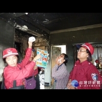 照顧身障民眾　屏東潮州消防分隊發放住宅用火災警報器