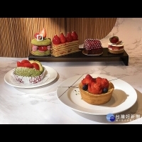 粉色誘惑　台南大億麗緻酒店推出新鮮草莓系列甜品