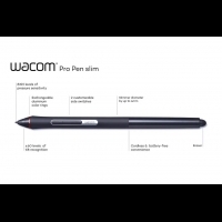 更貼近鉛筆般的手感， Wacom 推出細筆身設計的 Wacom Pro Pen slim