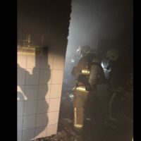 左營區福山國中廁所冒煙  無人員受傷
