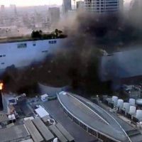 曼谷鬧區酒店大火 3死8傷 疏散上千民眾