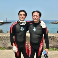 港星錢小豪與兒子公益環島  小琉球潛水幸運遇海龜