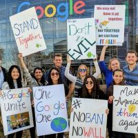 組織反性騷示威 Google員工被公司報復