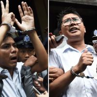 報導洛興雅事件被關 緬甸兩記者獲釋