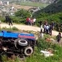陸浙江農用車翻車事故  12死11傷