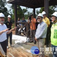 大甲鐵砧山雕塑公園觀光設施7月竣工　蔡其昌再爭取九千萬延續工程