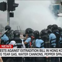 反送中／港人示威阻逃犯條例 警祭水柱、催淚瓦斯、橡膠子彈鎮壓