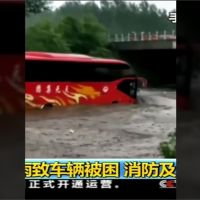 黑龍江連降暴雨！駕駛被大水圍困驚險搶救