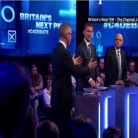 英國保守黨黨魁競選首場電視辯論 民調第一的缺席