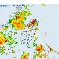 氣象局針對北桃竹發布大雷雨即時訊息