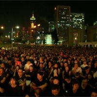 G20前施壓林鄭 民陣反送中集會萬人抗議