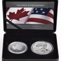 加拿大皇家造幣廠與美國造幣局聯合推出Pride of Two Nations套幣