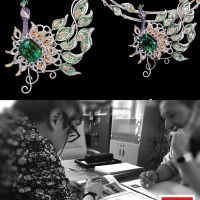 方國強高級訂製珠寶「Khieng HAUTE JOAILLERIE」千萬可轉換式珠寶"綠孔雀"演繹獨特美學