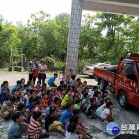 屏東消防局崁頂分隊宣導防災防溺　提升幼童消防安全知識