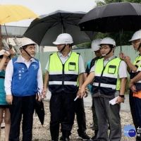 嚴防利奇馬風災水患　桃副市長視察茄苳溪整治工程防汛整備
