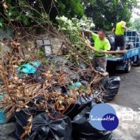 利奇馬颱風遠離　桃市清潔隊攜手環保志工恢復市容整潔
