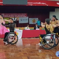 桃園市長盃舞蹈錦標賽　輪椅舞者舞動身心秀自信