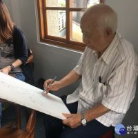 南投崛起921地震20週年紀念展　藝術家孫少英用速寫畫我家鄉