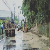 豪雨山區落石坍方多　中市府迅速搶通道路