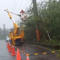 白鹿颱風登陸 恆春半島逾5千戶停電