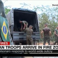 亞馬遜雨林野火蔓延 4萬多名官兵抵達火場