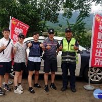 提升旅遊品質　台東關山警分局在熱門景點設「機動派出所」