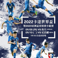 世界盃足球賽亞洲區資格賽第二輪登場！中華男足今晚首戰對約旦