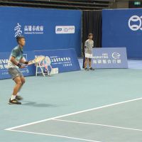 海碩盃男網會內賽首日 台將力戰日本選手