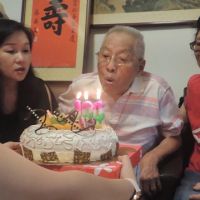 臺北市榮民服務處祝賀洪再恩老先生100歲大壽