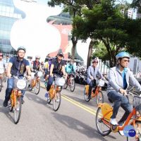 響應國際無車日　中市府官員率500人騎鐵馬上路