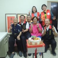 臺北市榮民服務處祝賀張明紹老先生100歲壽辰