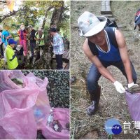 迎接台灣山毛櫸旅遊旺季　宜縣觀光大使淨山撿垃圾