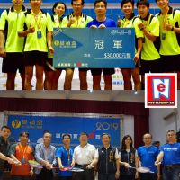 2018第二屆「晨禎盃」羽球杯 48支隊伍熱情參賽支持公益 奇美企業奪冠
