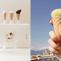 台灣品牌《林三益LSY》推七彩甜筒刷具組！巧克力修容刷、草莓粉刷可愛到讓人好想舔一口