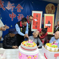 臺北市榮民服務處祝賀劉之煥老先生100歲壽辰