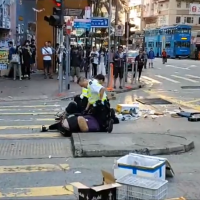 香港「三罷」登場又傳槍響！　與警衝突2抗爭者中實彈
