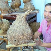蜂農兼職藝術家！蔡明勳雕塑虎頭蜂窩成收藏品