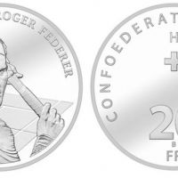 費德勒登上瑞士硬幣　瑞士史上第一活人