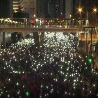 香港週日反政府示威 數月來規模最大
