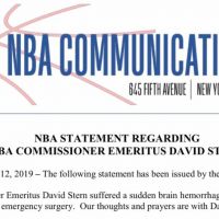 NBA前執行長史特恩中風　接受腦部手術