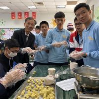 石山高校參訪六和高中 體驗台灣文化及美食小吃