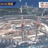 東奧主場館斥資1569億日圓 「國立競技場」舉辦竣工儀式