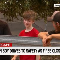 澳洲野火燒不停！12歲男孩開車逃命躲死劫