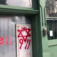 英國反猶太事件近來激增 倫敦多處見大衛之星噴漆塗鴉