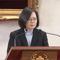 韓國瑜揚言選上後重新檢討 蔡英文：《反滲透法》讓台灣民主受保障