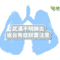 中國武漢不明肺炎排除SARS　疾管署提「5要6不」