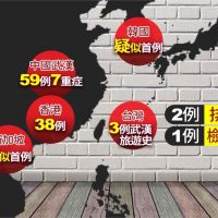 中國判定武漢肺炎非SARS冠狀病毒 香港累積38例