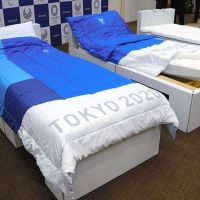 東京奧運選手村的床　紙板打造