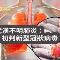 中國不明肺炎初判：新型冠狀病毒　專家推測：人傳人能力弱