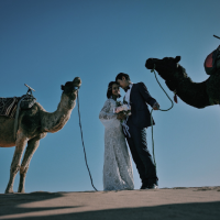 張勛傑撒哈拉沙漠拍婚紗照，竟和她「閃婚」，還上演情境劇？！